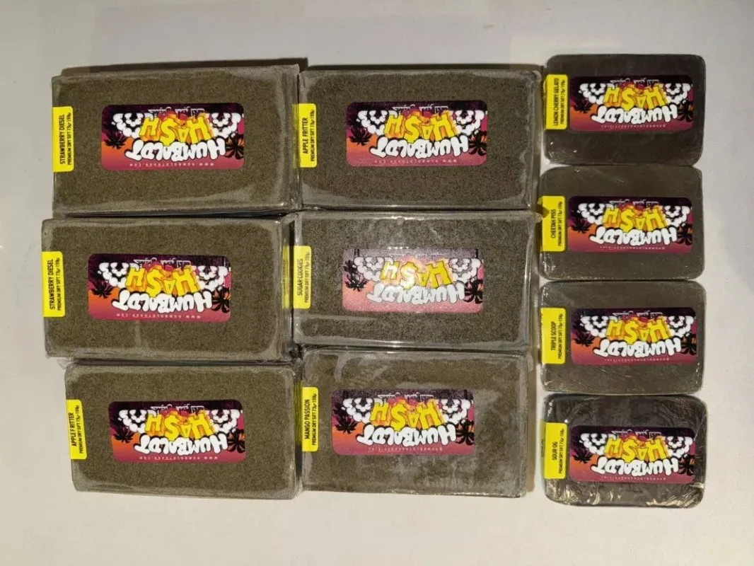 “SUPER STATIC SIFT – HUMBOLDT HASH 73U–139U: Premium solventless hash with full-spectrum cannabinoids, rich terpenes & unparalleled potency